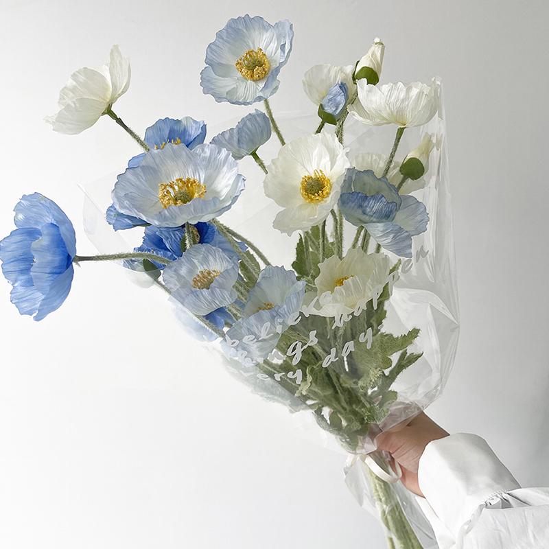 Baby Breath Dried - 고품질 아름다운 인공 양귀비 실크 꽃