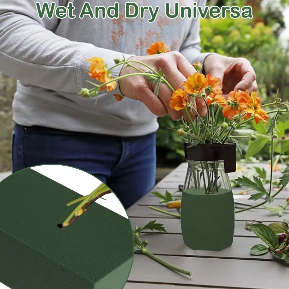 녹색 꽃꽂이용 폼 직사각형 모양 흡수성 DIY 꽃 홀더 - Bouquet Holder Foam 리뷰 및 가격