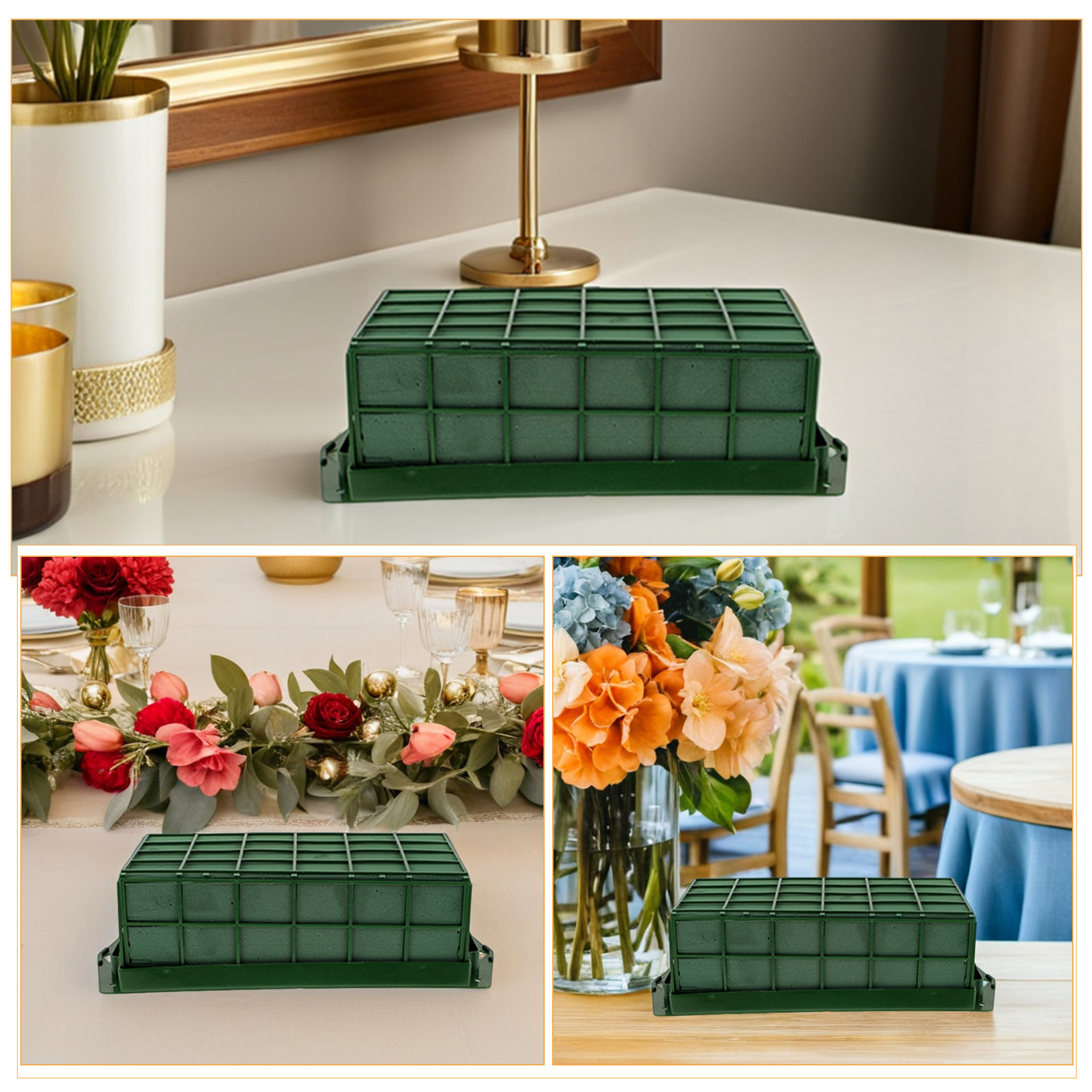 6개입 꽃꽂이용 플로럴 케이지 직사각형 폼 홀더 DIY - Bouquet Holder Foam 리뷰 및 가격