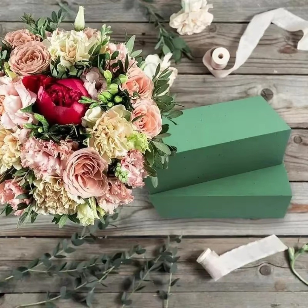 녹색 꽃꽂이용 폼 직사각형 모양 건조용 습식 기능 DI - Bouquet Holder Foam 리뷰 및 가격