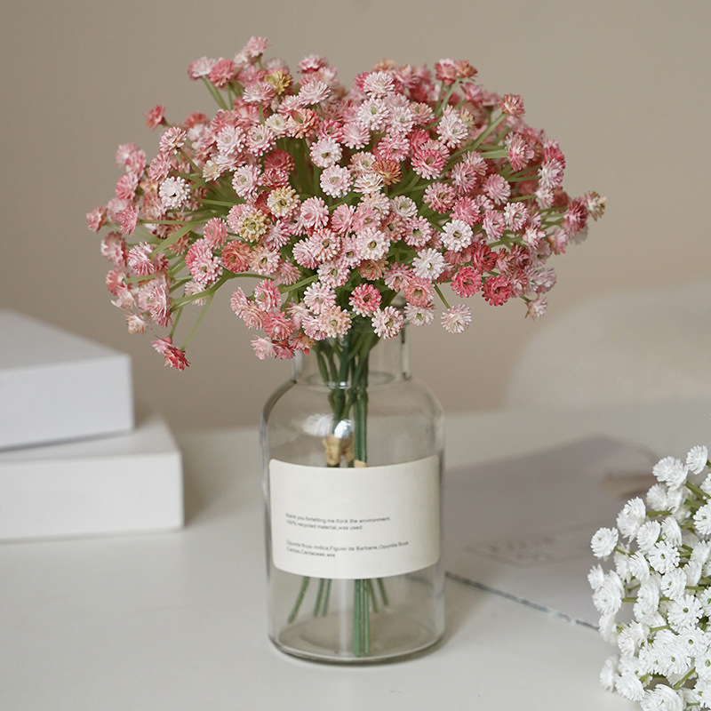 인공 Gypsophila 꽃 결혼식 DIY 꽃다발 장식 - Baby Breath Dried 리뷰 및 가격