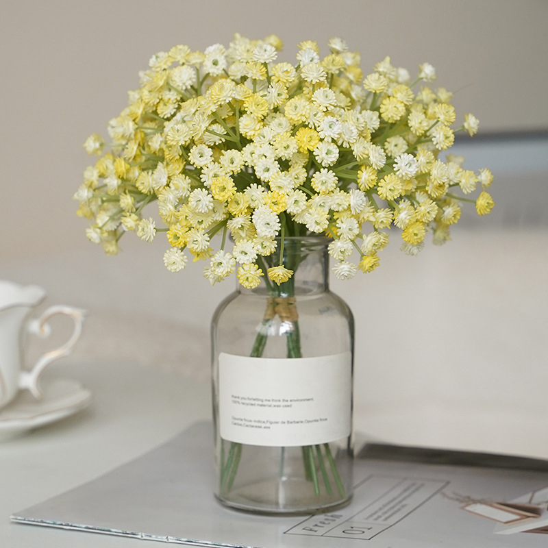 인공 Gypsophila 꽃 결혼식 DIY 꽃다발 장식 - Baby Breath Dried 리뷰 및 가격