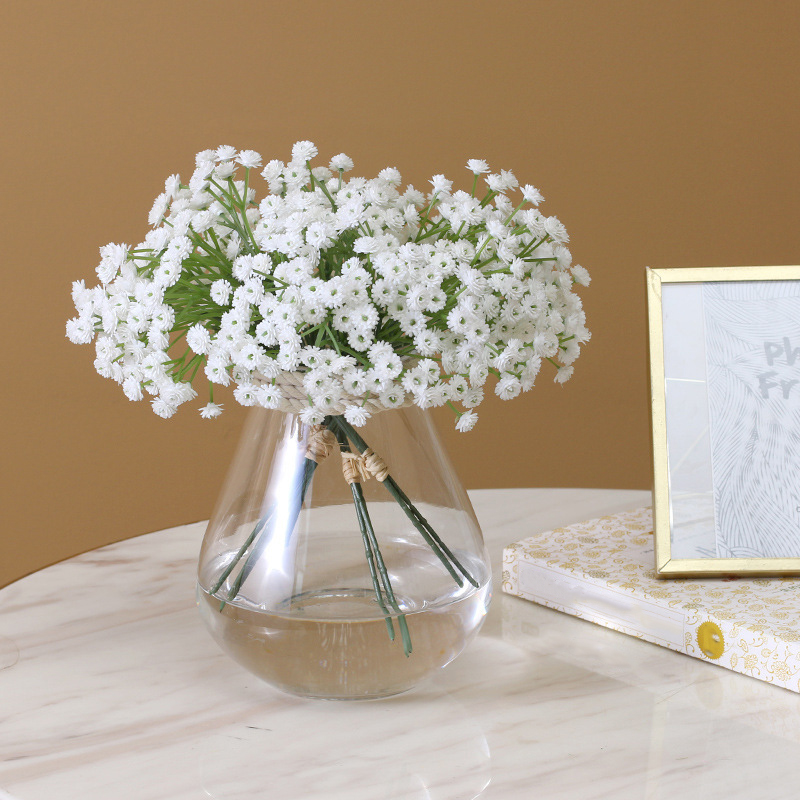 인공 Gypsophila 꽃 결혼식 DIY 꽃다발 장식 - Baby Breath Dried 리뷰 및 가격