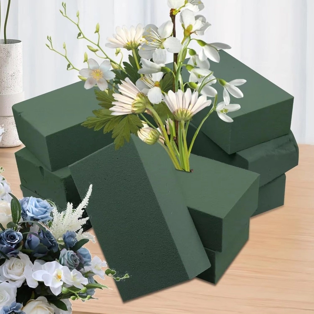 녹색 꽃꽂이용 폼 흡수제 직사각형 모양 DIY 꽃꽂이  - Bouquet Holder Foam 리뷰 및 가격
